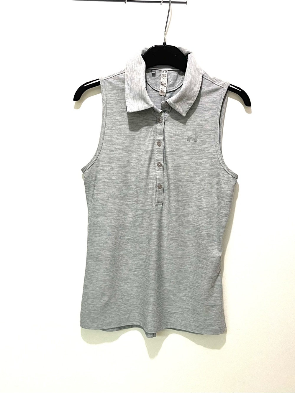 2/$20 - Under Armour Women's Sleeveless Polo Tank - Light Gray